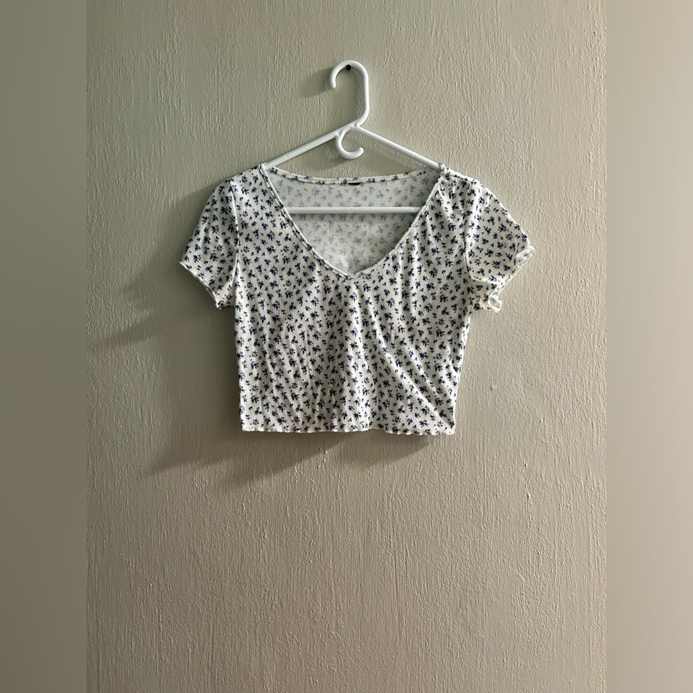 floral baby tee
